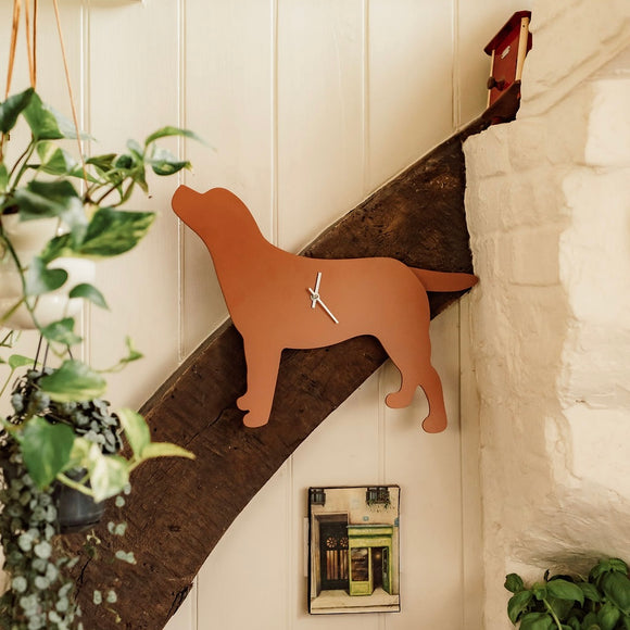 Labrador Clock With Wagging Tail - Fox Red – The Labrador Company