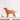 Labrador Clock With Wagging Tail - Fox Red